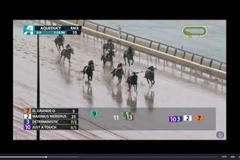 Deterministic Wins The Gotham Stakes Kentucky Derby Prep. Full Race 10 Aqueduct Mar. 2, 2024.
