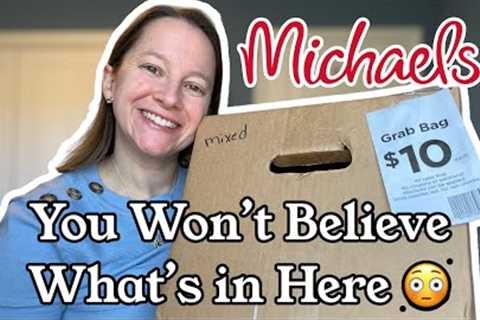 Michaels $10 Mystery Box Unboxing HUGE VALUE!