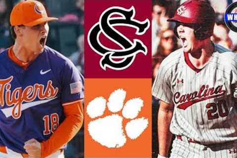 #19 South Carolina vs #10 Clemson (INTENSE RIVALRY GAME!) | 2024 College Baseball Highlights
