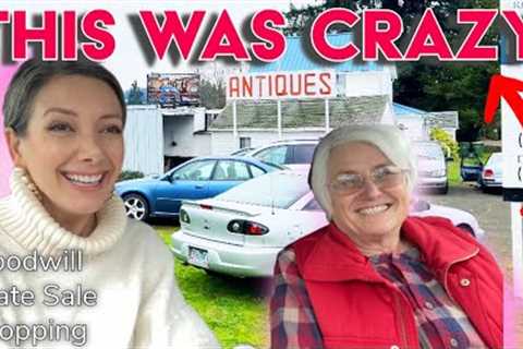 Thrift With Me for Vintage Home Decor - HUGE Estate Sale and Goodwill Shopping Haul - Thrifting VLOG