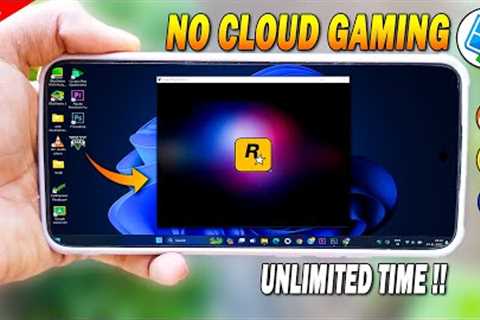 Play PC Games on Mobile Without Cloud Gaming | Run Windows On Mobile