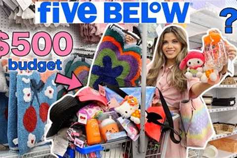 FIVE BELOW NEW FINDS SHOPPING SPREE! $500 BUDGET