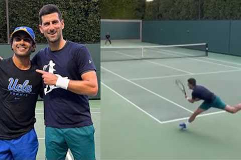 When Djokovic Can’t Win a Point against the 1186th College Tennis Player Govind Nanda - Indian Wells