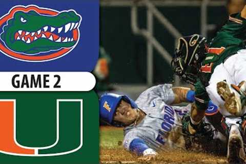 #4 Florida vs Miami Baseball Highlights | 4 HOMERUNS | College Baseball Highlights 2024