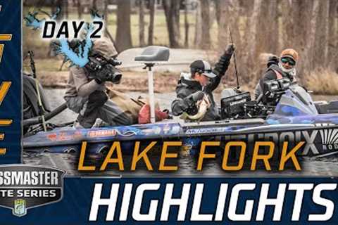Highlights: Day 2 Bassmaster action at Lake Fork
