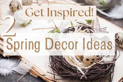 Get Inspired! 12 Charming Spring Decor DIY Projects In Shabby Chic Farmhouse Style!