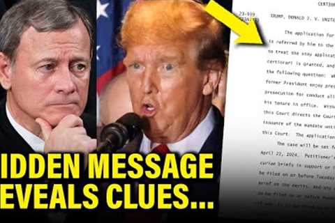 SECRET Message in Supreme Court Trump Decision Has MAJOR Implications