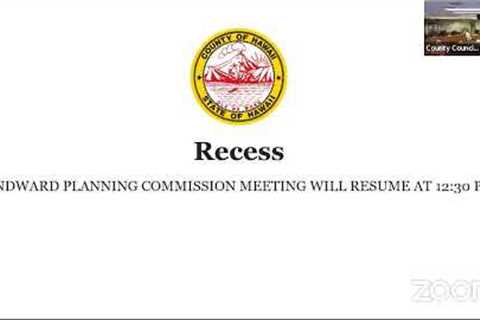 March 7, 2024 Windward Planning Commission
