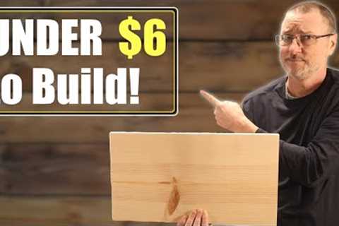 Small Woodworking Project For Beginners ~ Inexpensive Build!