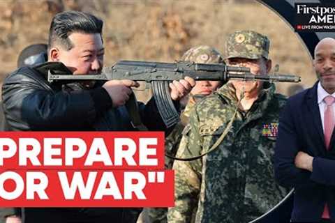 North Korea: Kim Jong Un Brandishes a Gun, Asks Troops to Get Ready For War | Firstpost America
