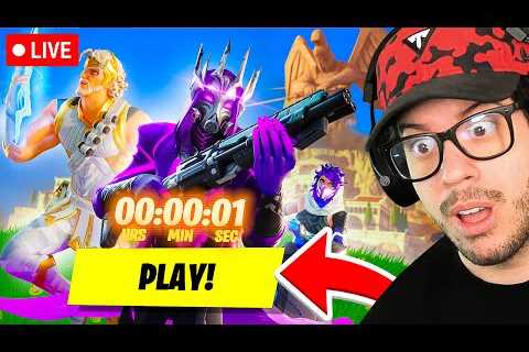 🔴LIVE! - FORTNITE *SEASON 2* COUNTDOWN! (GOD MYTHICS)