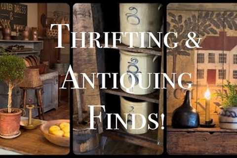 Wow!  Look at the deals I found while thrifting and antiquing!
