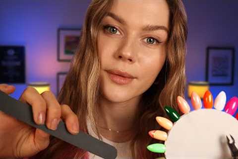 ASMR Most Relaxing Women's Pampering RP (Hair Care, Manicure, Hair Styling, Makeup, Dress Fitting)