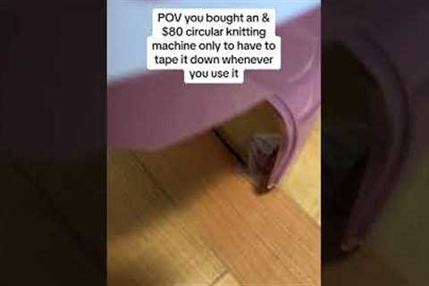 Sentro knitting machine fail