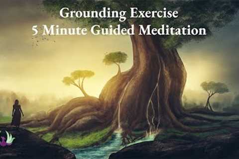 Quick 5 Minute Grounding Guided Meditation | Reduce Anxiety | Grounding Exercise
