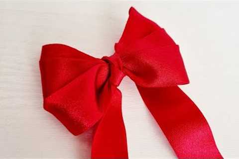 So that's how it's done! Make a bow