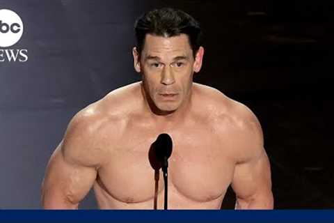 Oscars 2024: Nearly naked John Cena presents award for Costume Design