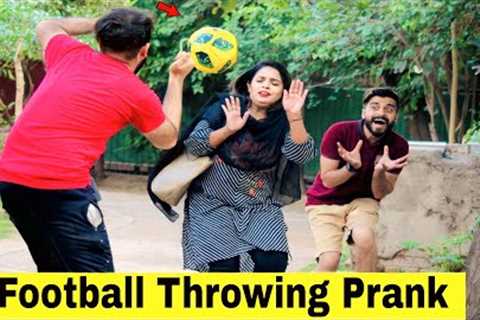 Football Throwing Prank | @HitPranks