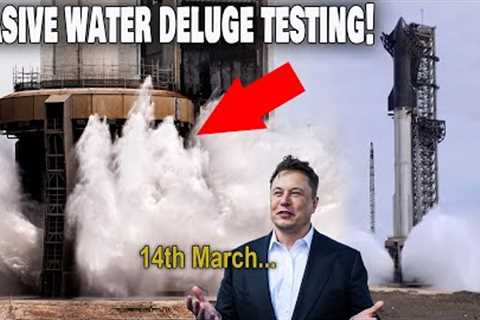 SpaceX Did it: Massive Water Deluge test &amp; S28B10 final stack! FAA Timeline...