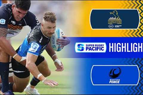 Super Rugby Pacific 2024 | Brumbies v Force | Round 3 Highlights