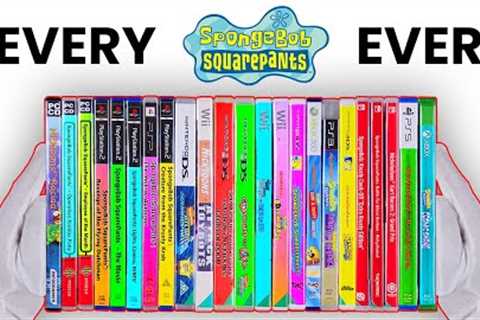 Unboxing Every SpongeBob Game | 2000-2023 (Evolution + Gameplay)