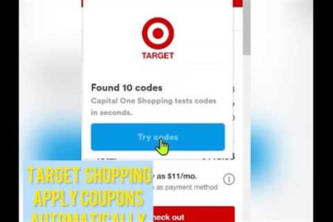 Apply discount coupons automatically for Target while shopping online