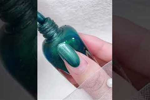 This green makes me very satisfied 💅💚✨🛍️ #manicure #tutorial #nail #fypシ