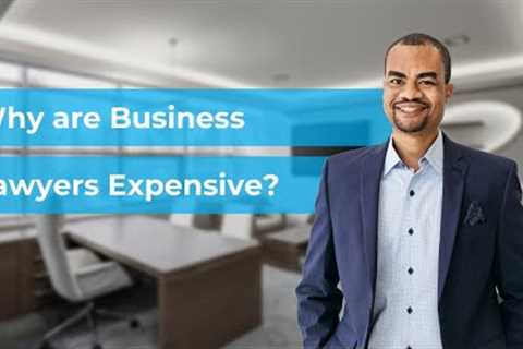 Why are business lawyers so expensive?