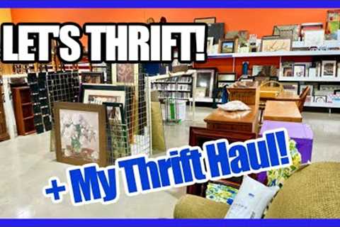 FULL DAY OF THRIFTING! DECOR, VINTAGE, RESALE! THRIFT STORE &amp; GOODWILL SHOPPING! Thrifting 2024 ..