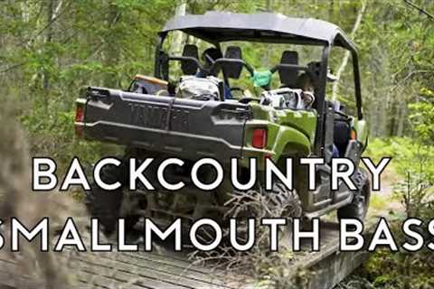 Outstanding Topwater Smallmouth Bass Fishing in BackCountry Lakes