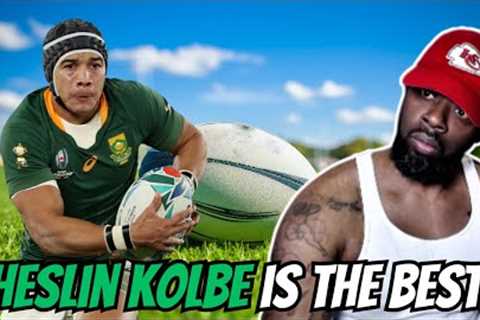 FIRST TIME WATCHING CHESLIN KOLBE!! HIGHLIGHTS! Is He The Best Rugby Player In The WORLD?