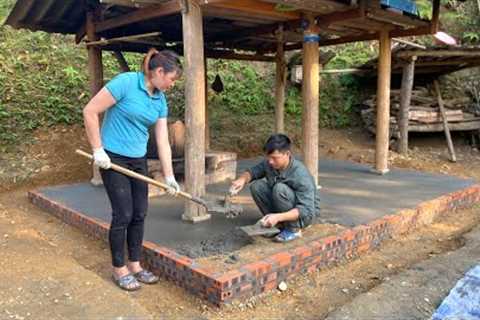 Completed 100% clean new kitchen floor:With the cooperation of DAU &amp; TU The farm innovates..