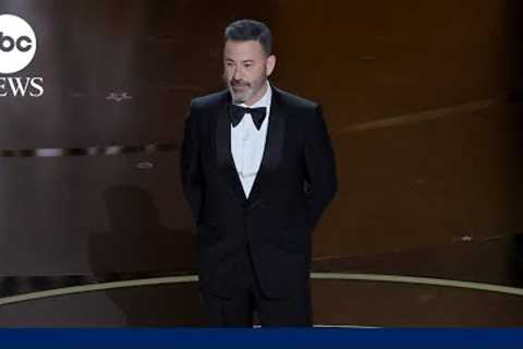 Oscars 2024: Watch Jimmy Kimmel's opening monologue for the 96th Academy Awards
