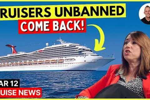Cruise BAN REVERSED, Sickness Outbreak &amp; Top 10 Cruise News