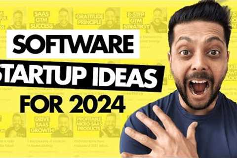 Software Startup Ideas in 2024 | SaaS