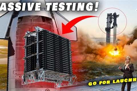 SpaceX's MASSIVE Pad System Testing! Starship BIG launch in day...