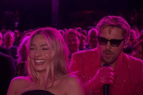 Ryan Gosling and Mark Ronson Perform 'I'm Just Ken' at Oscars 2024