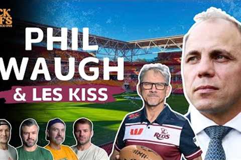 Rugby Australia CEO Phil Waugh and Reds coach Les Kiss come in hot on The KOKO Show