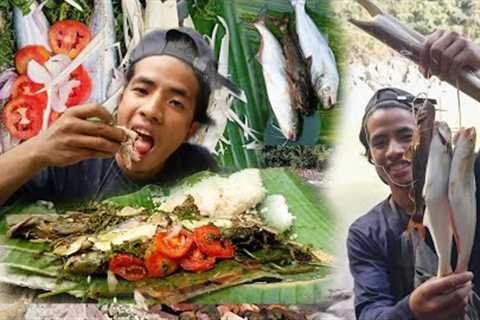 Sand cooked winter fish {catch and Cook}.