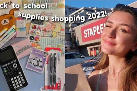 BACK TO SCHOOL SUPPLIES SHOPPING 2022! college freshman✏️