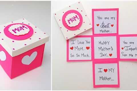 😍 Surprise 😍 Mother's Day Gift Box Making • Cute mother's day gift idea 2023 • paper gift for..