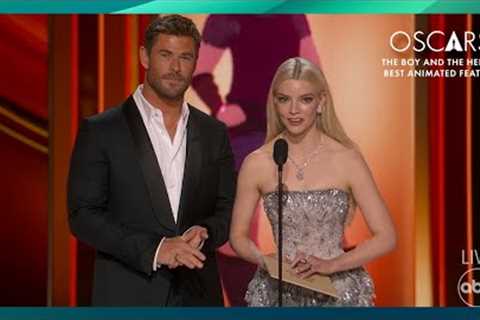 'The Boy and the Heron' Wins Best Animated Feature | 96th Oscars (2024)
