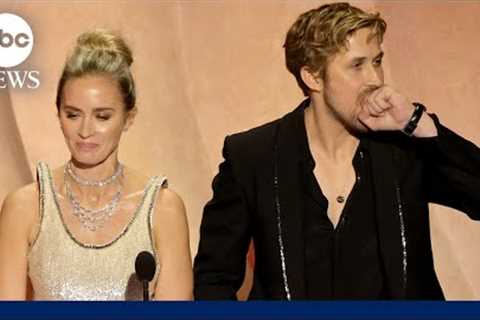 Oscars 2024: Ryan Gosling and Emily Blunt exchange playful barbs at the Academy Awards
