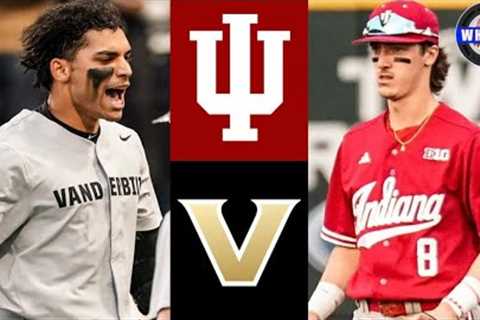 Indiana vs #9 Vanderbilt Highlights | 2024 College Baseball Highlights