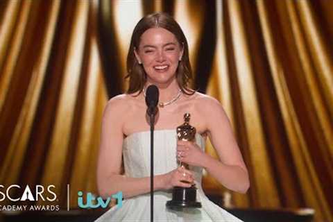 Oscars 2024 | Emma Stone wins Best Actress | 96th Academy Awards | ITV