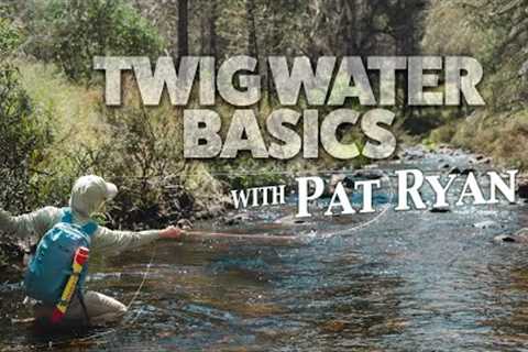 Twig Water Fly Fishing Basics | Techniques for Small Streams with Pat Ryan