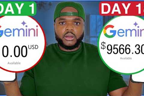 HOW TO MAKE MONEY ONLINE WITH GOOGLE GEMINI AI Bot ($100/Per Day)