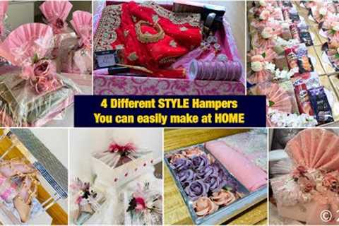 Hampers Idea 💡 4 Simply way to make Hampers at home 🏡 Wedding || Engagement || Nikkah