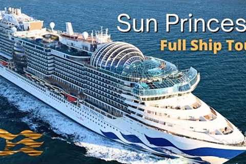 Sun Princess Full Tour &amp; Review 2024 (Princess Cruises Largest Cruise Ship)