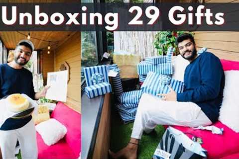 29 Gifts on my 29th Birthday | Birthday Surprise from my wife | Best birthday Ever !